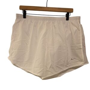 Nike, NWT, White Athletic Shorts, Dri-Fit, Running, Standard Fit, Kids Sz XL, L-